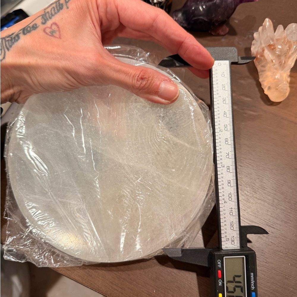 Large Selenite Charging Plate - Picture 3 of 3